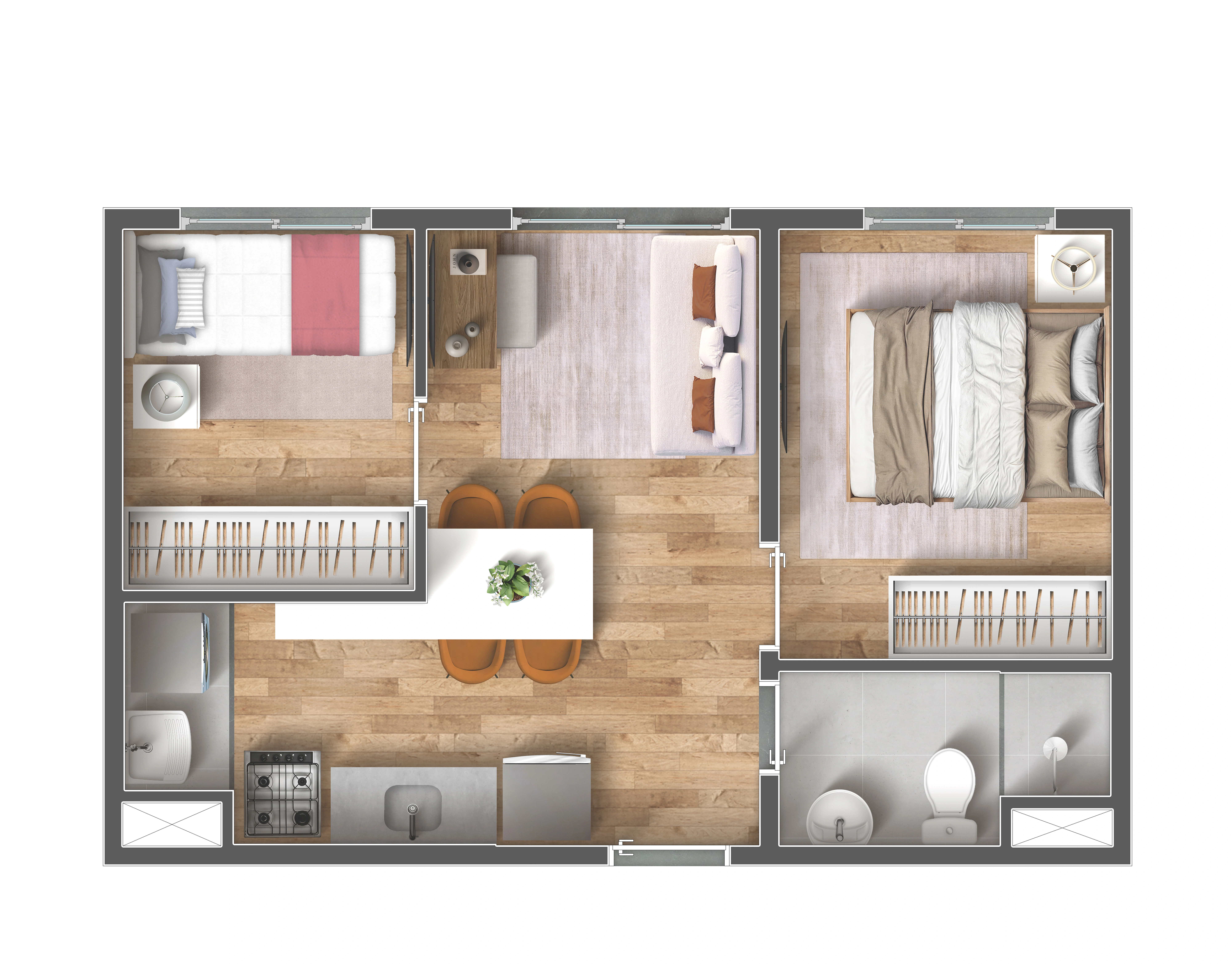 34m²