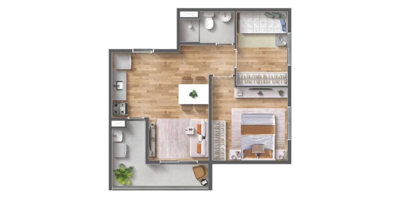 46 m²