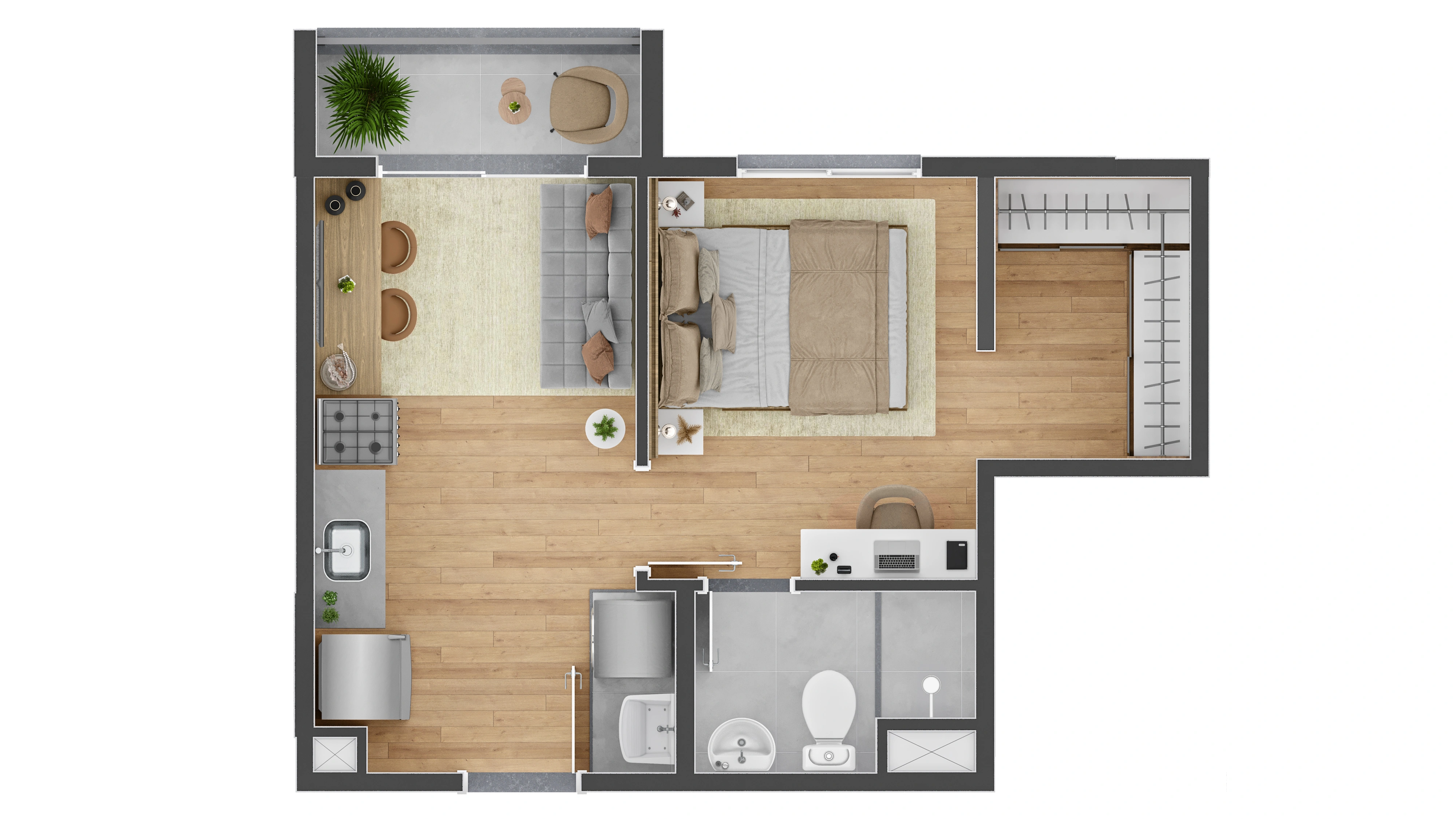 Planta 30m²