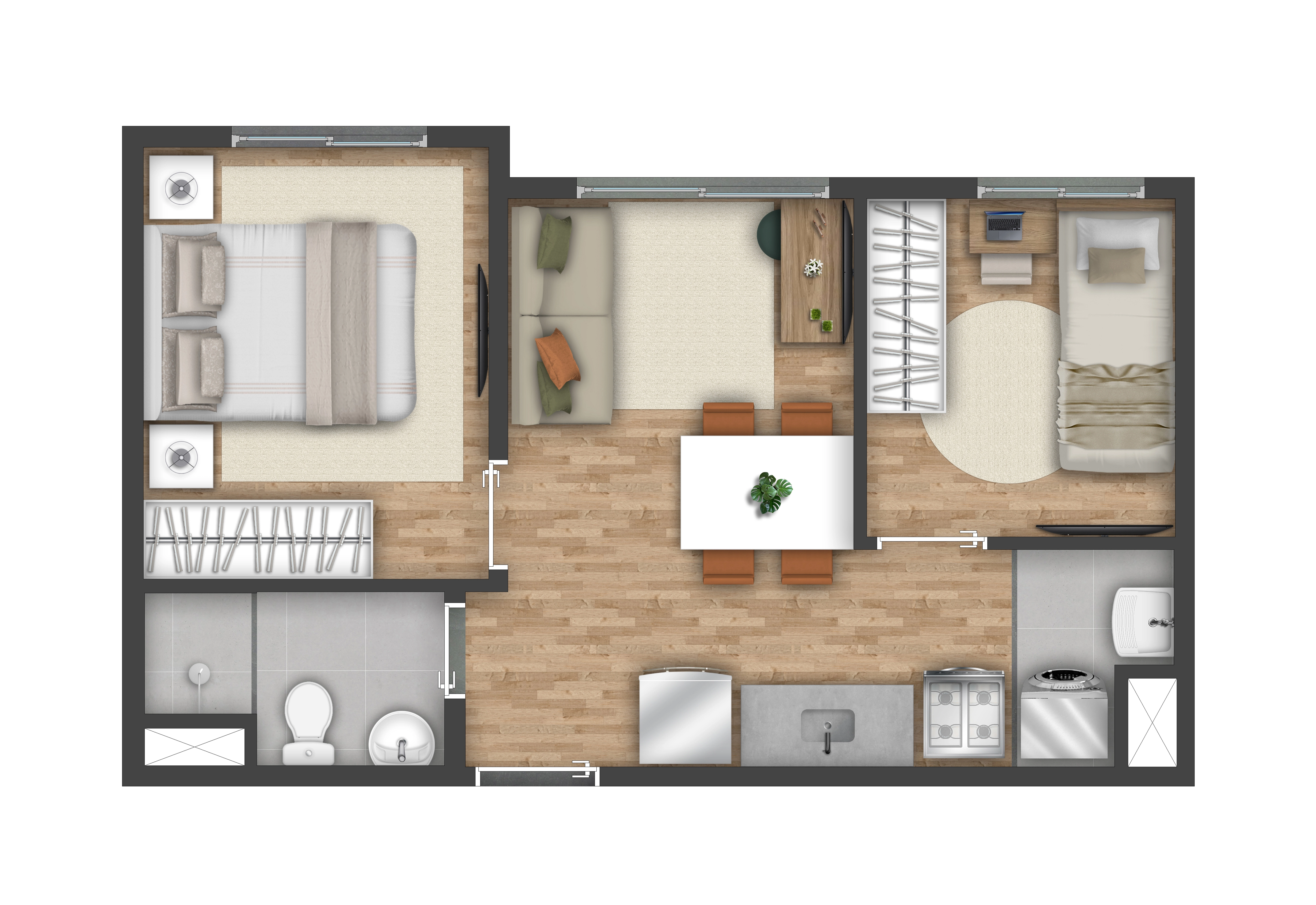 32m²