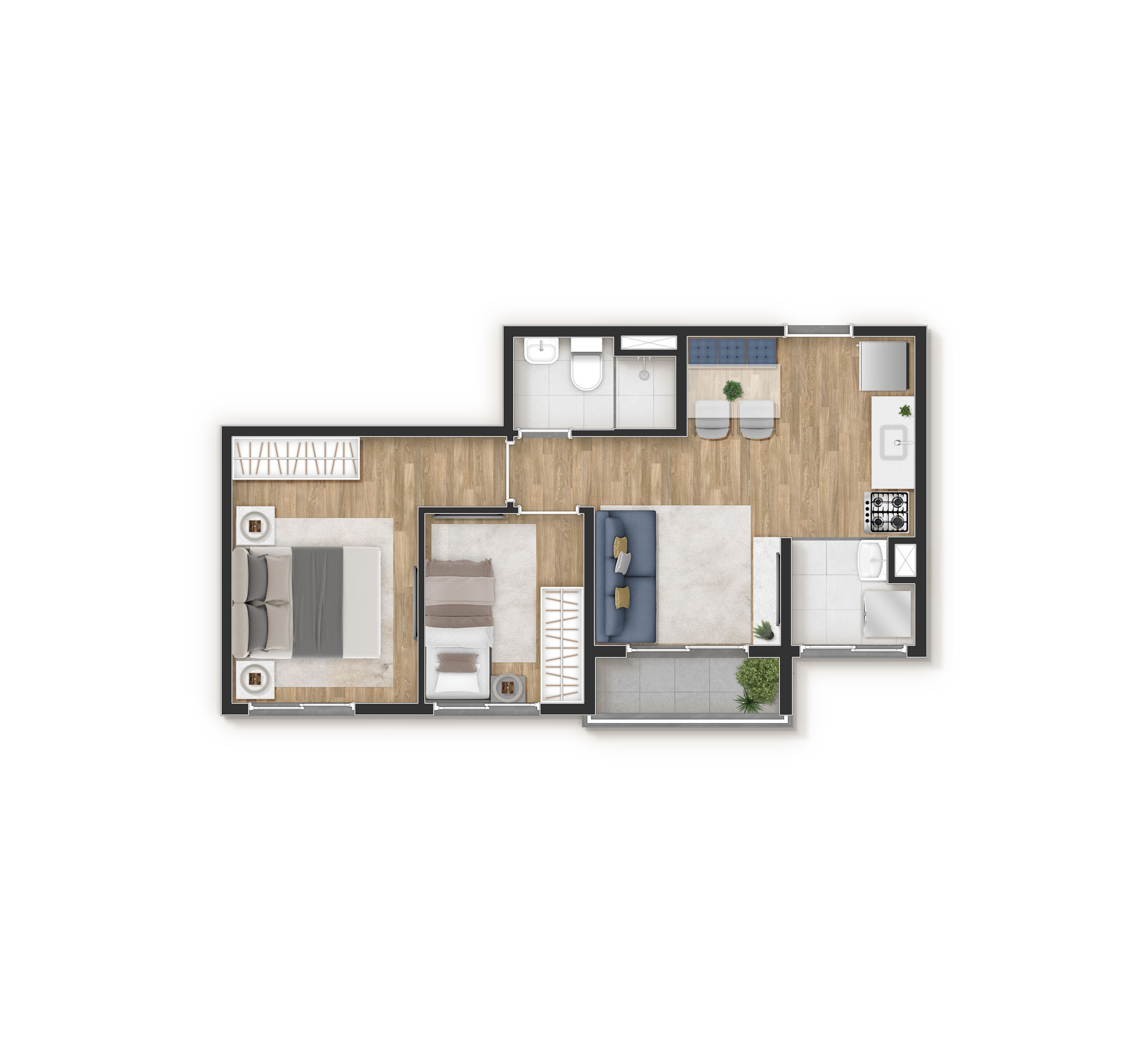 Planta oficial 40 m²
