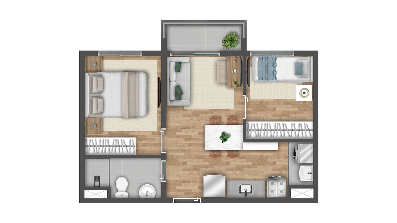 Planta oficial 37 m²
