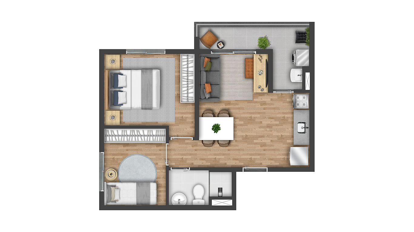 Planta oficial 41 m²