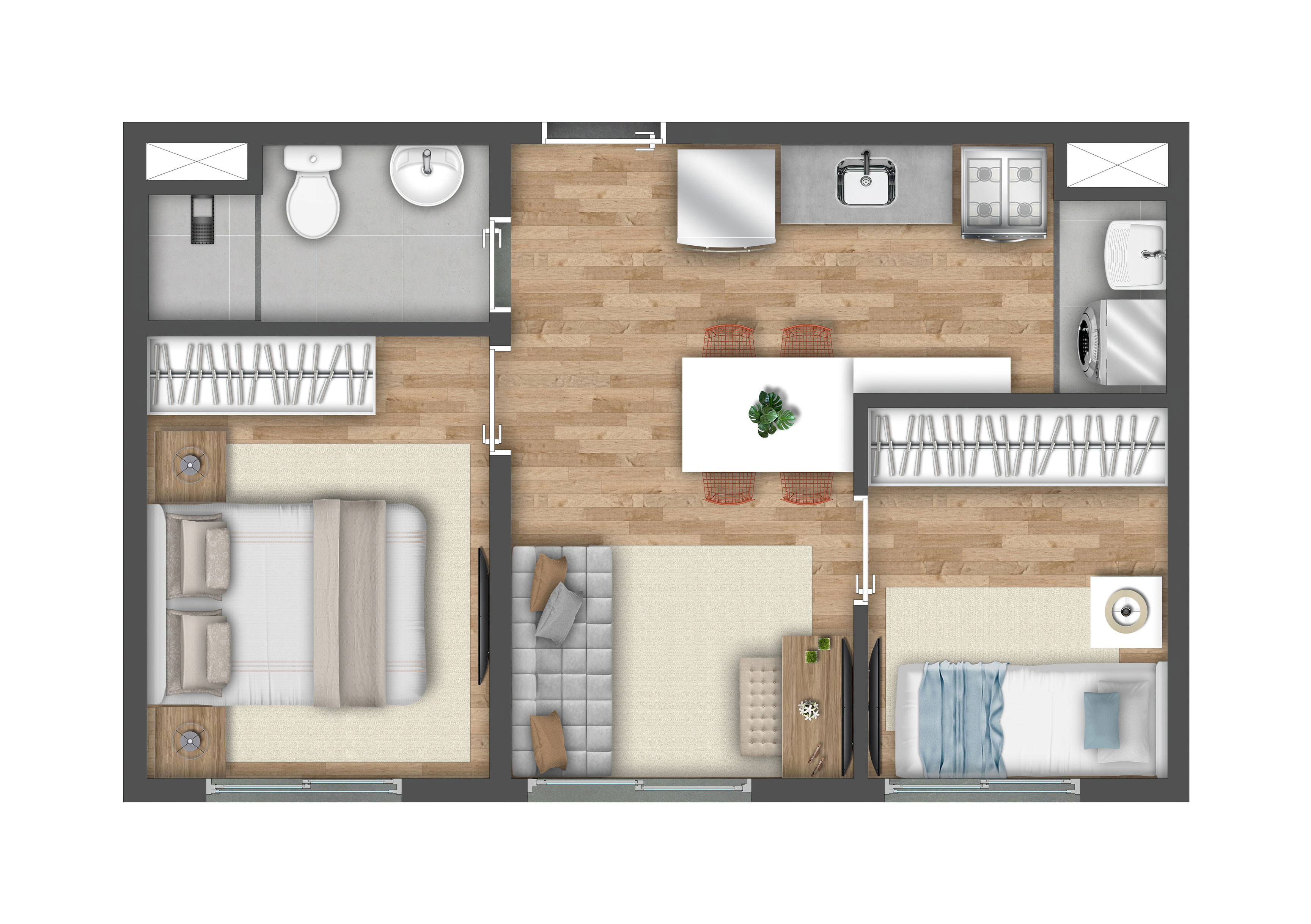 Planta oficial 34 m²