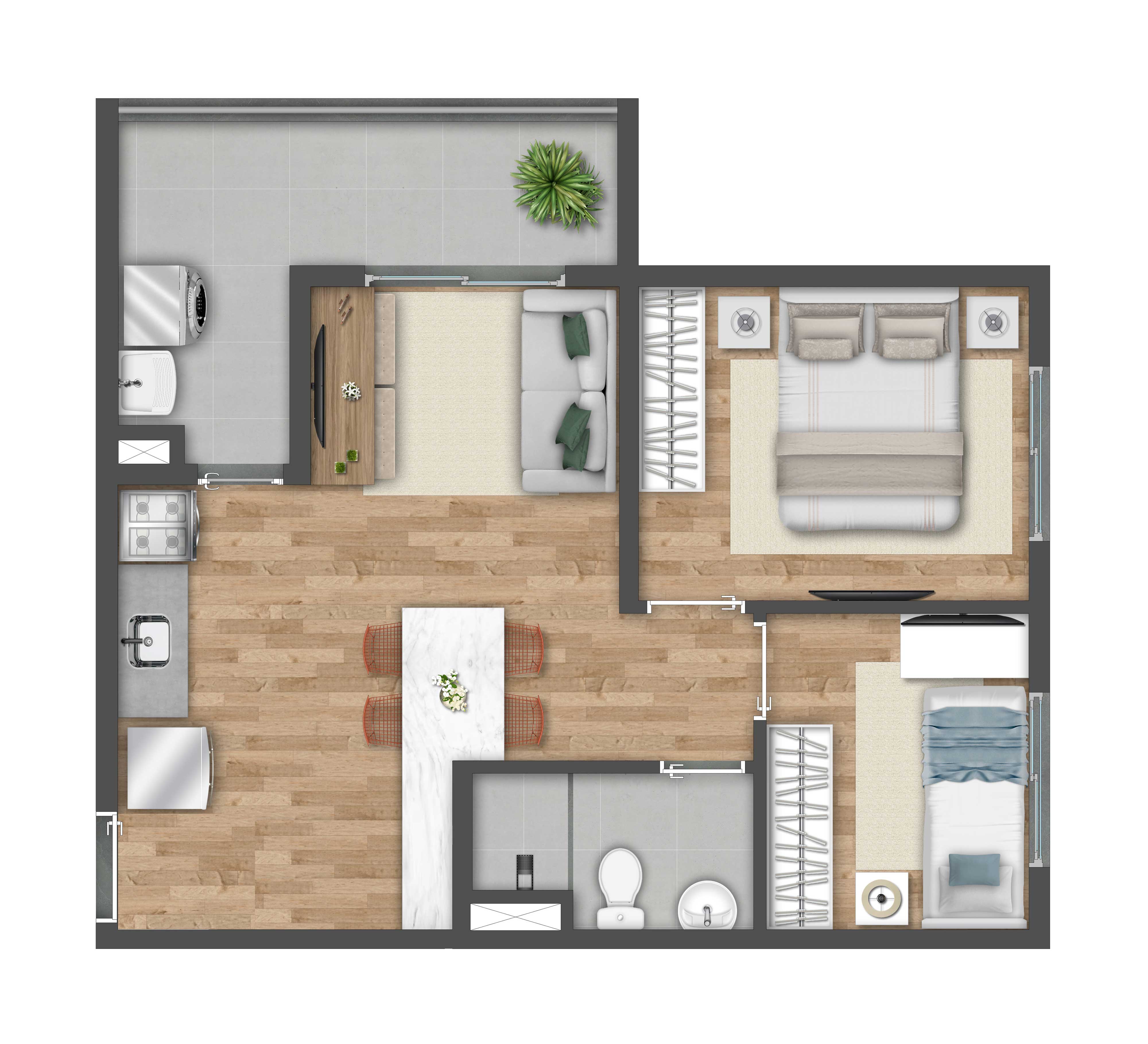 Planta oficial 41 m²