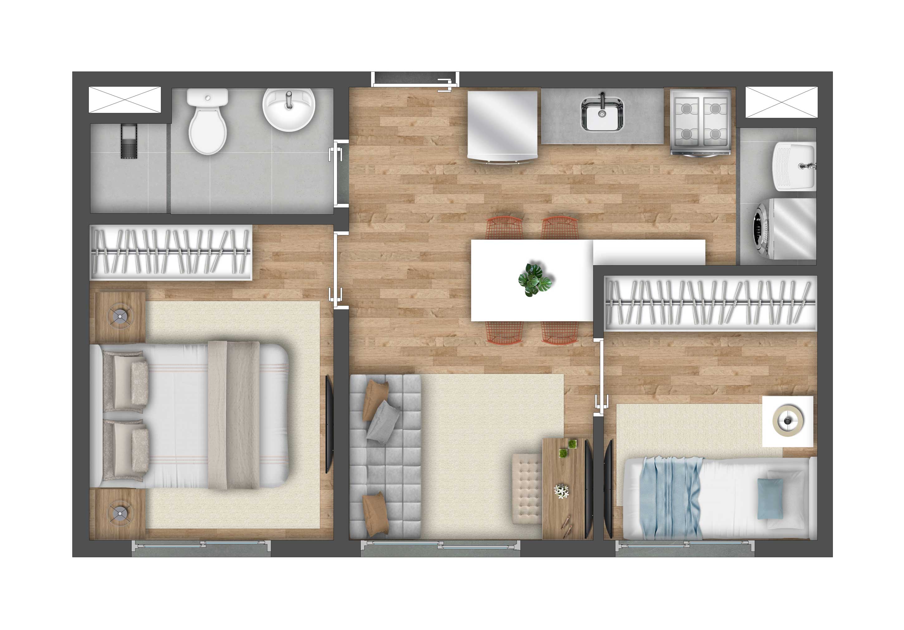 Planta oficial 34 m²