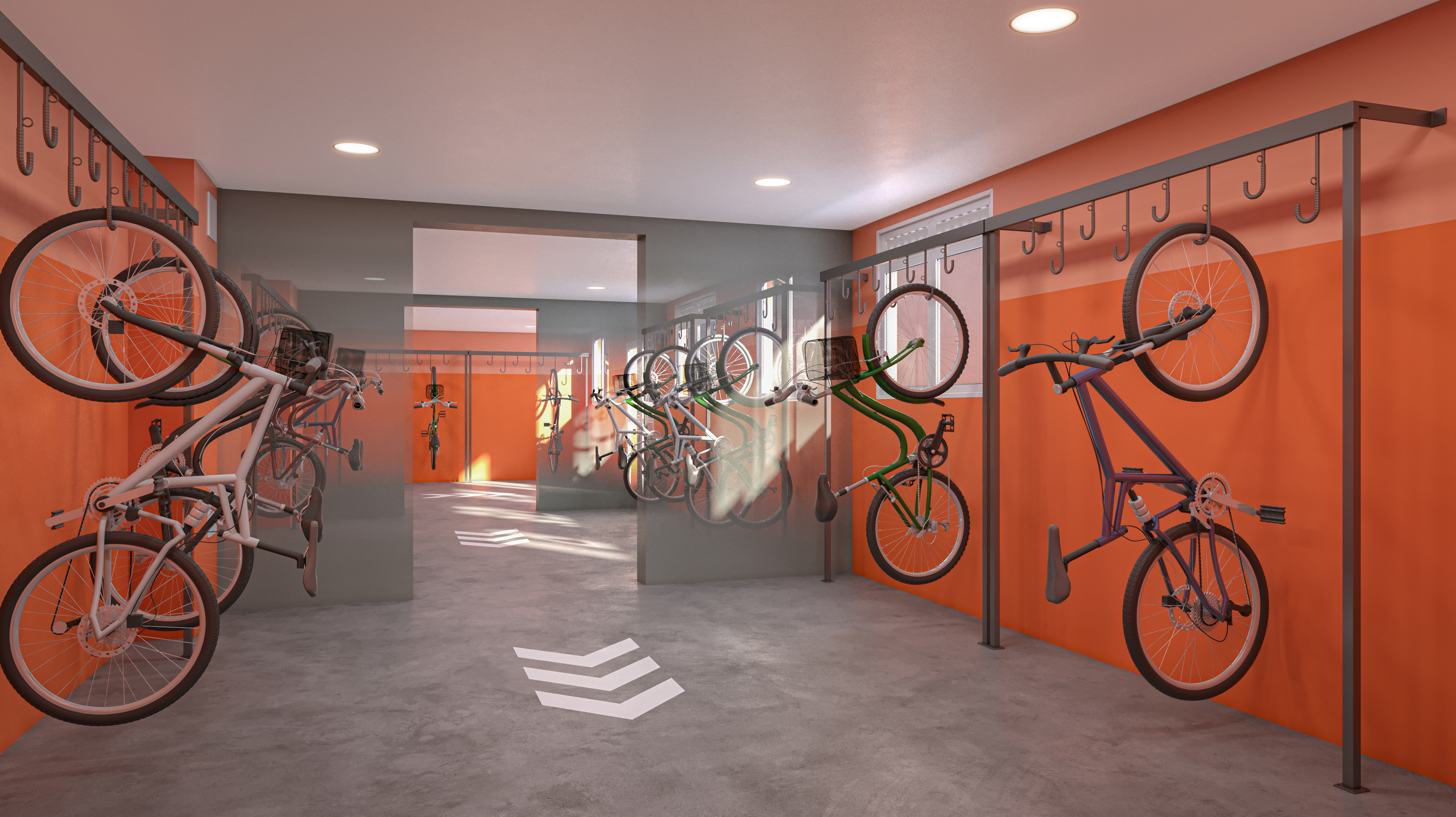 Bicicletário Interna 