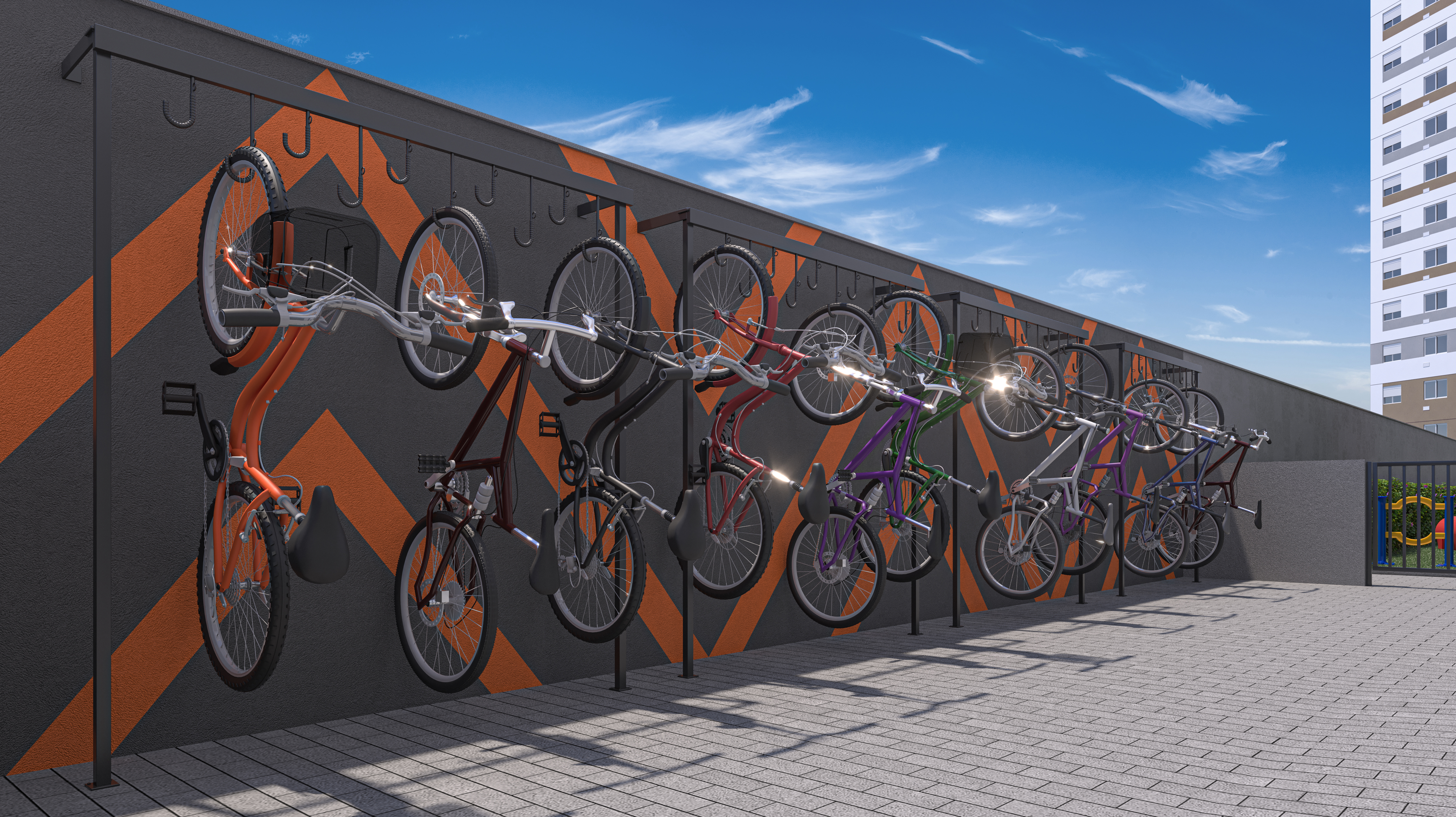 Bicicletário Externo