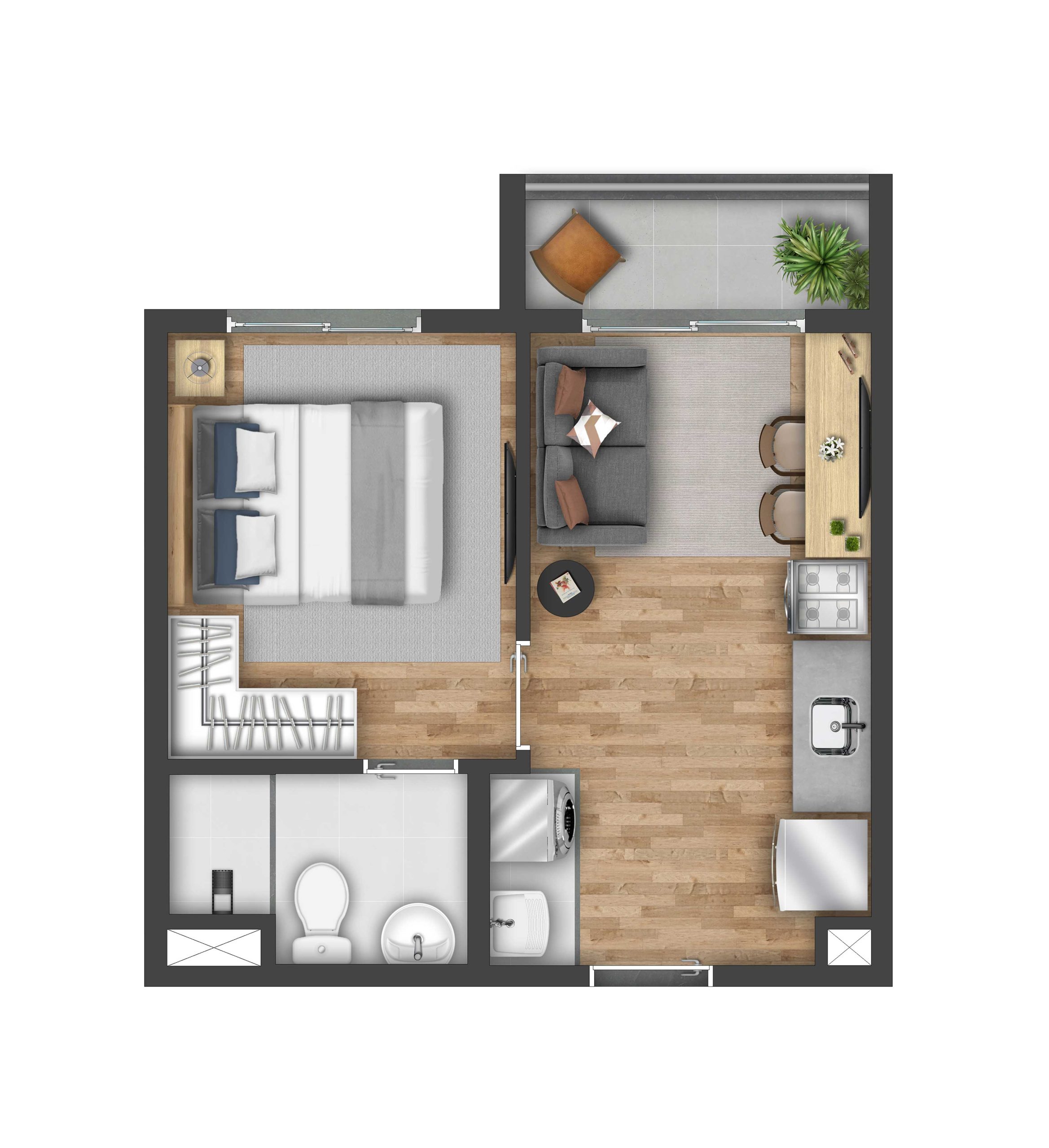 Planta oficial 26 m²