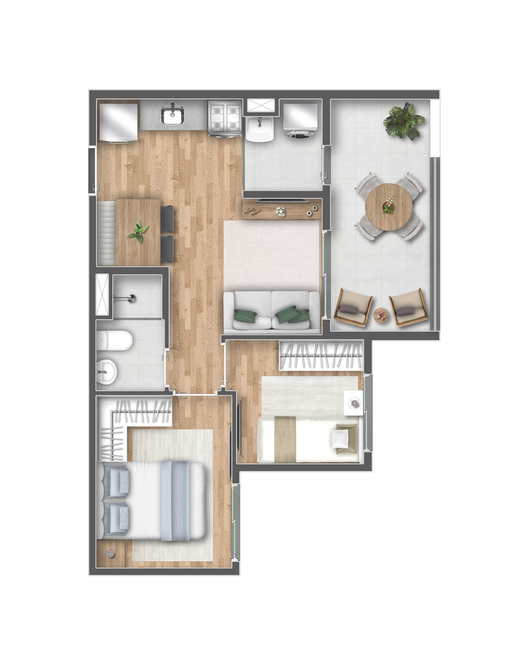 Planta oficial 44 m²