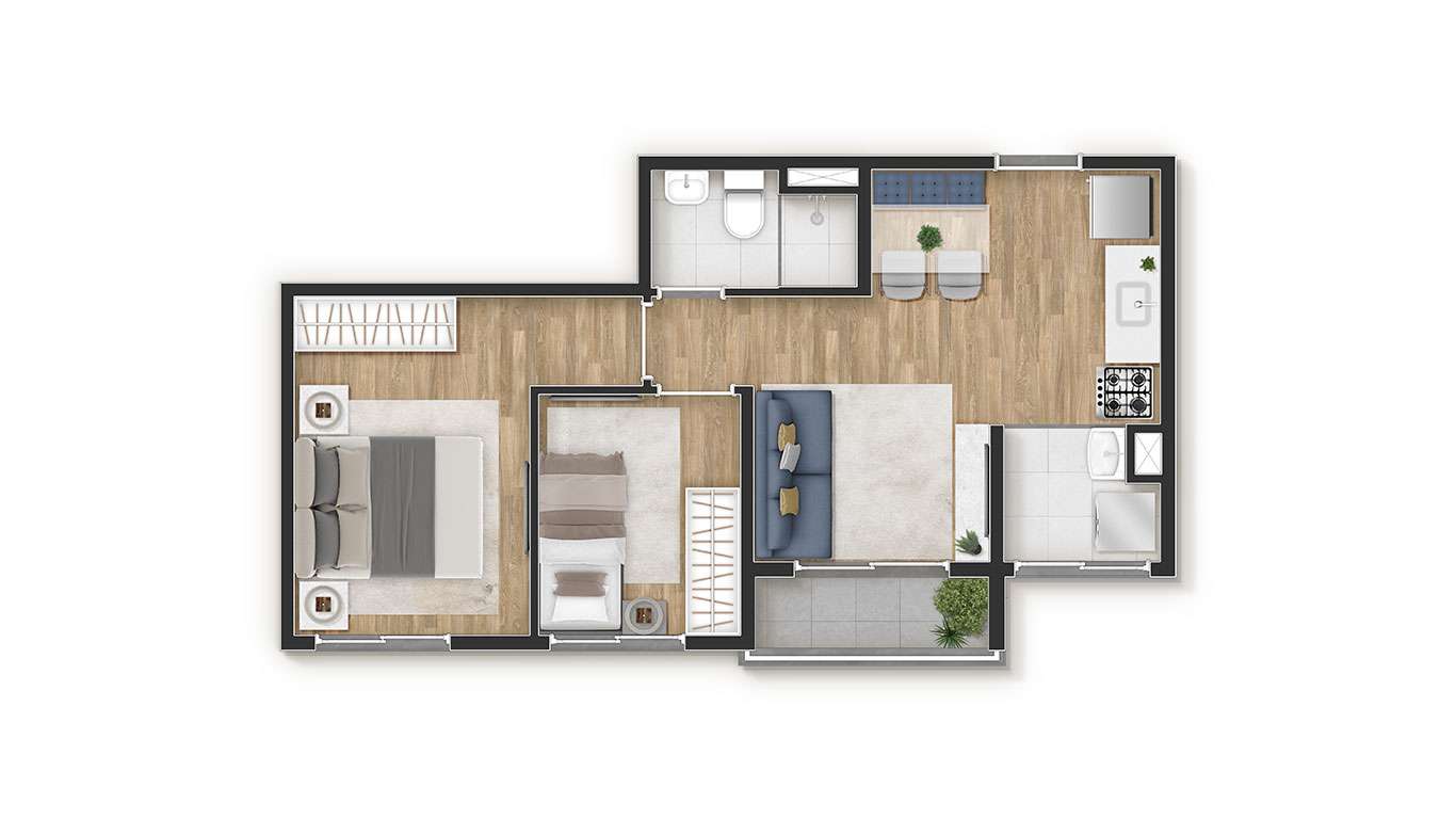 40m²