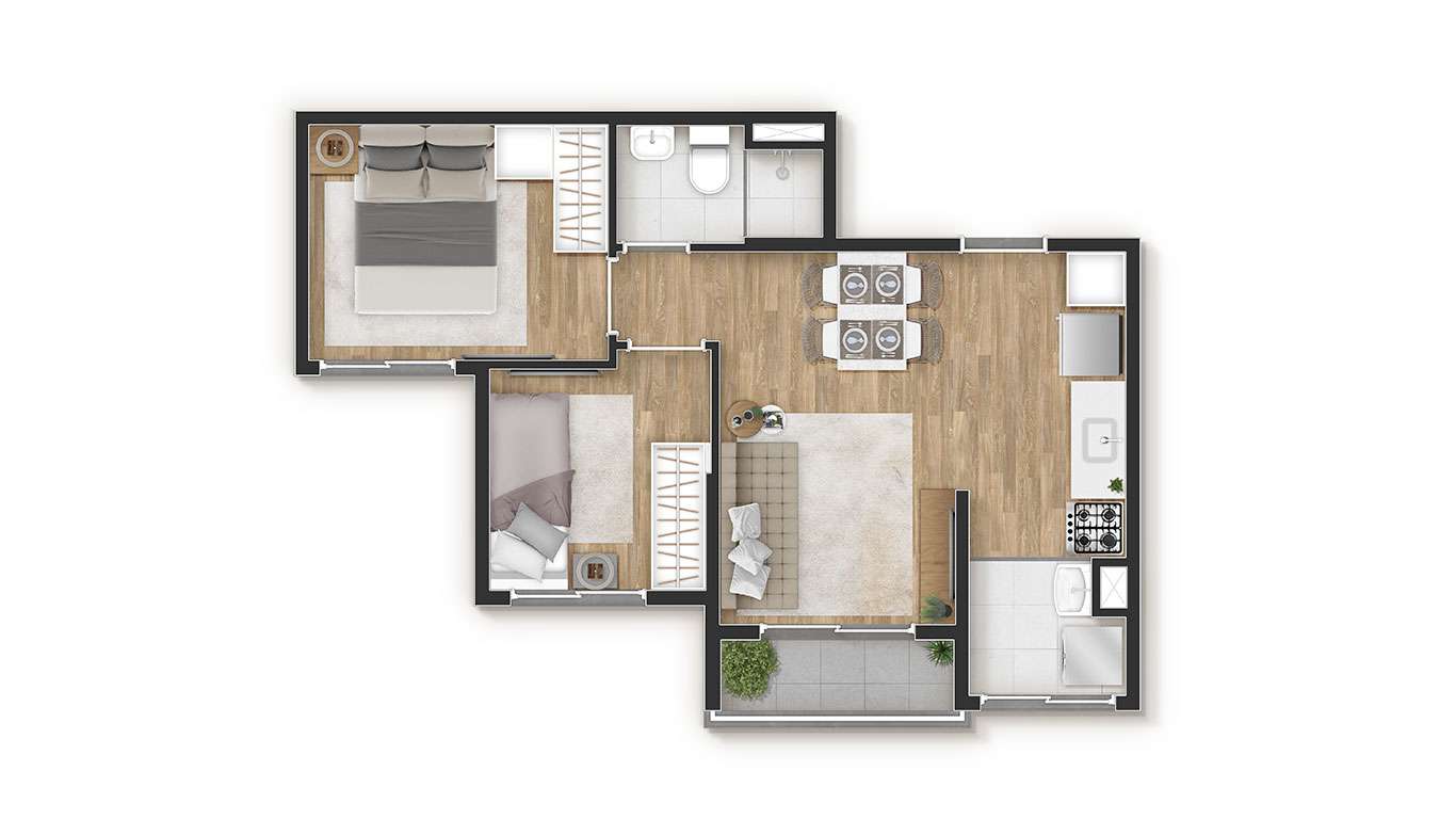 40m²
