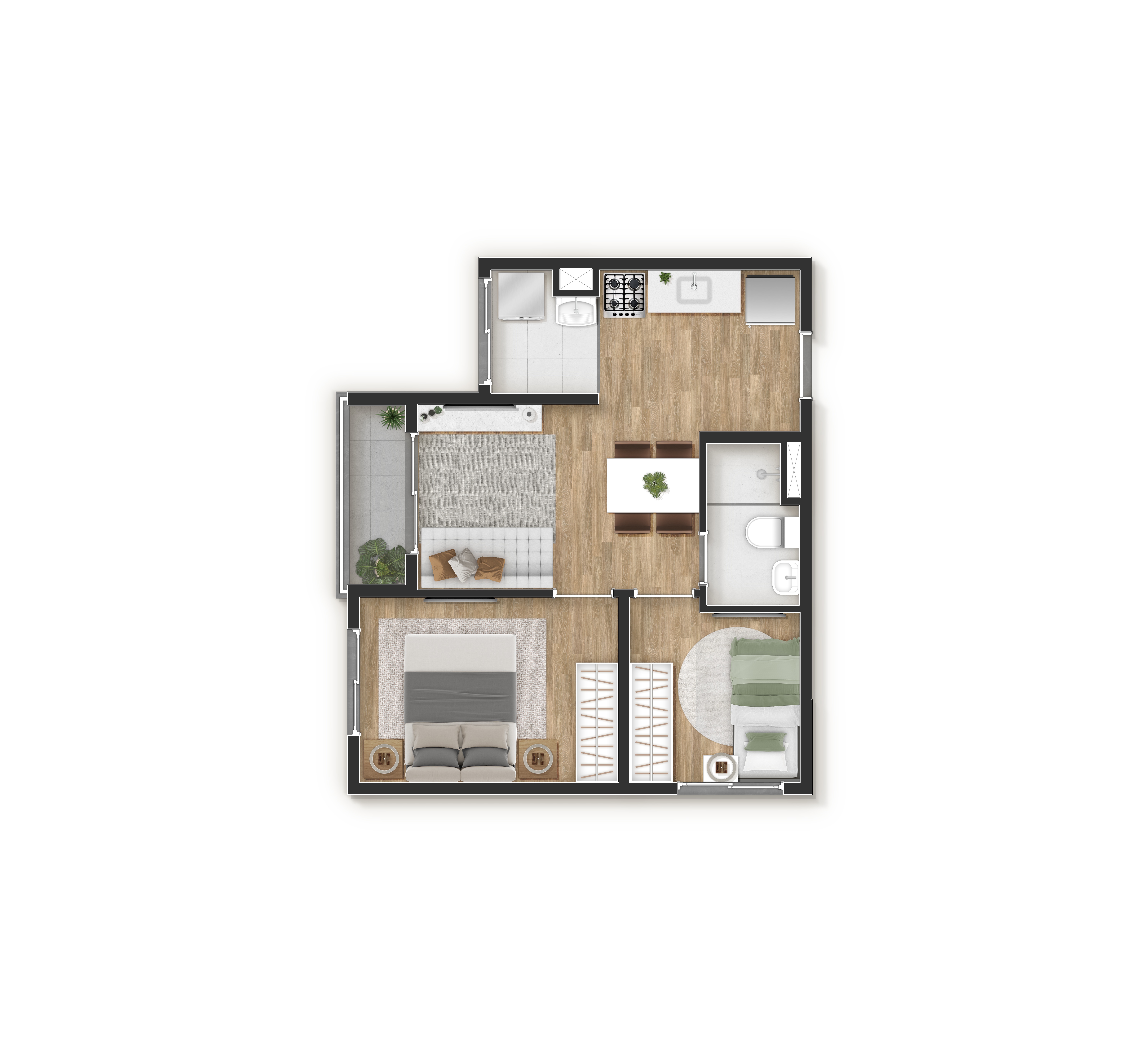 38m²