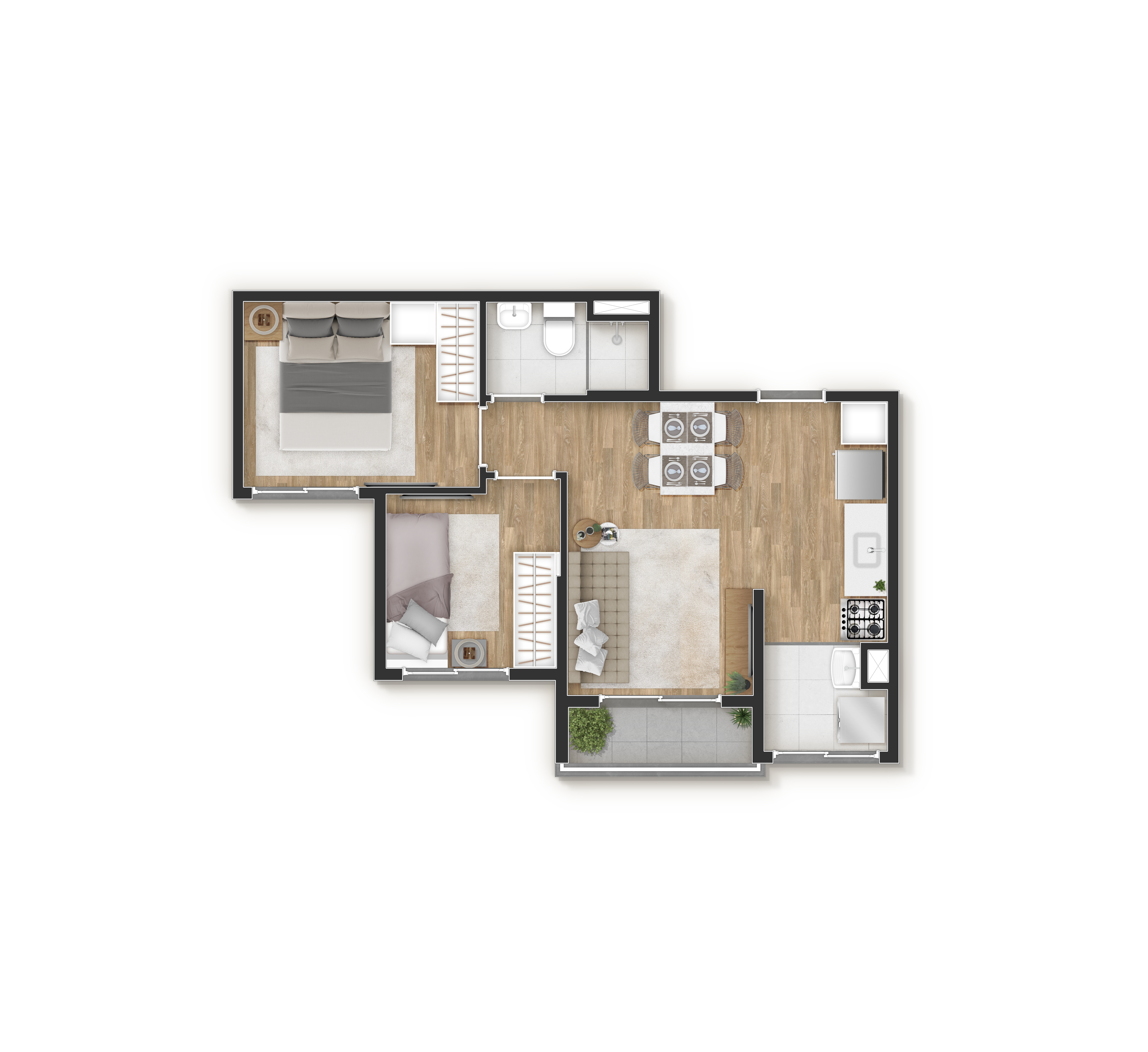 40m²