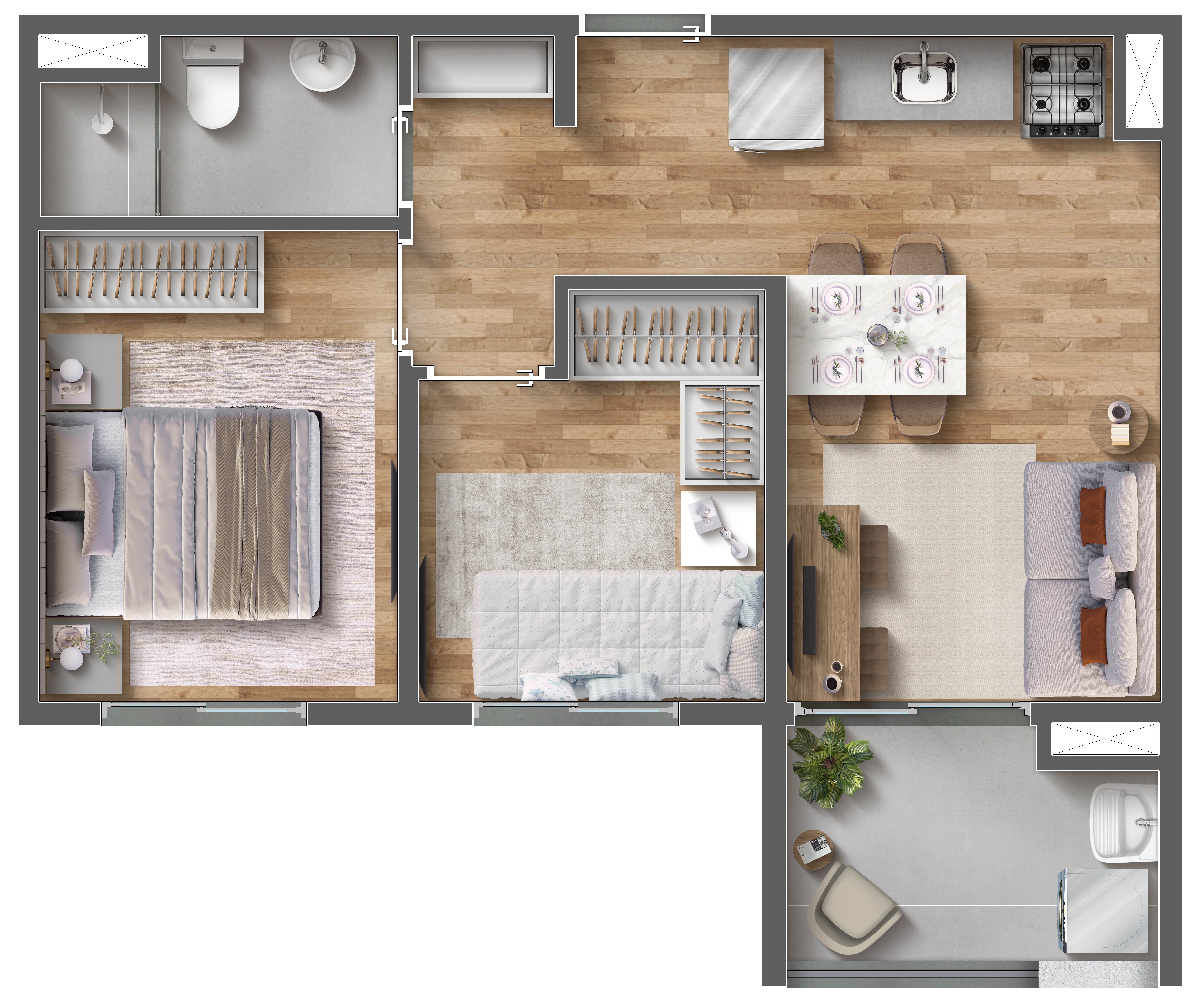 Planta oficial 40 m²