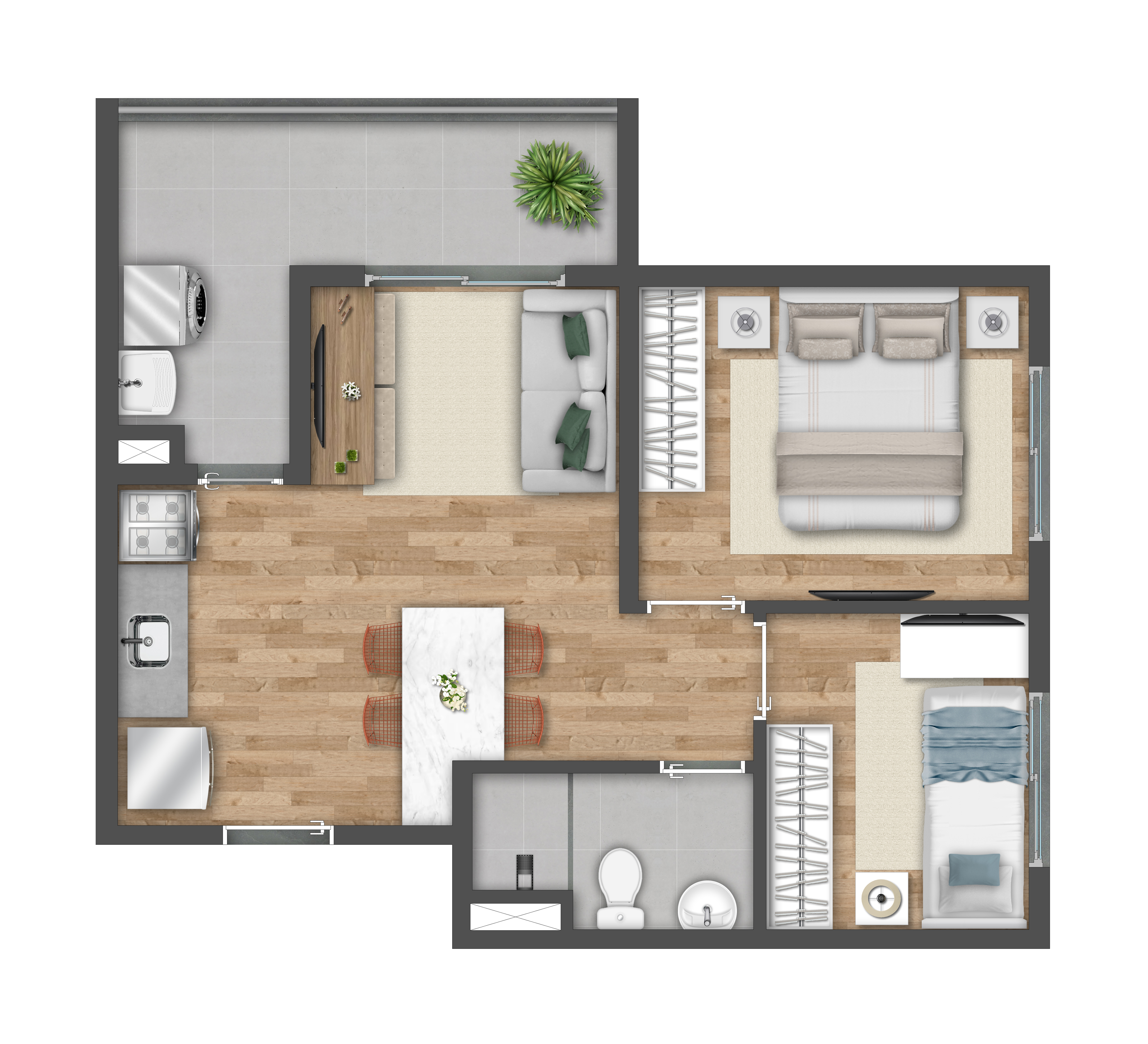 Planta oficial 42 m²