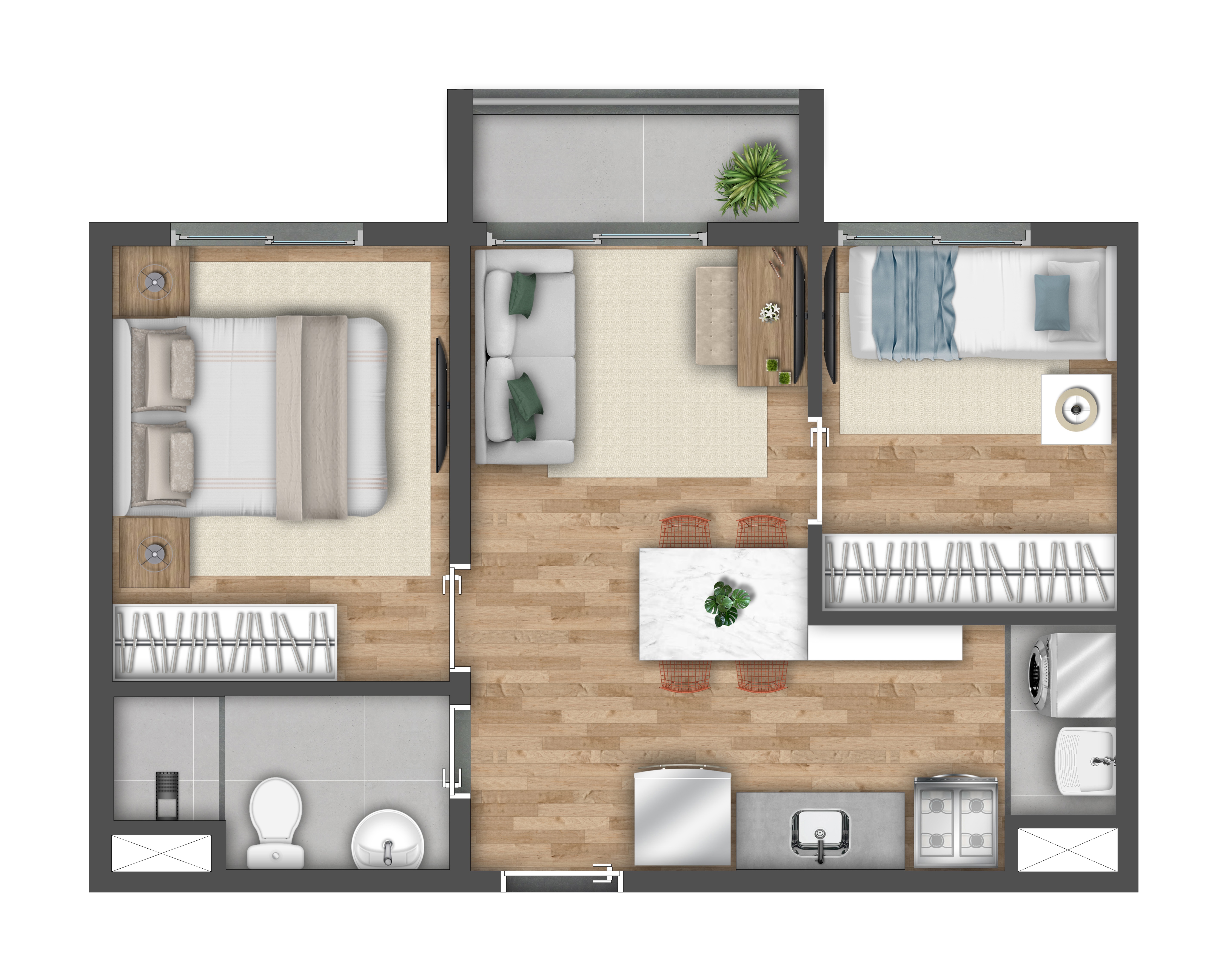 Planta oficial 37 m²